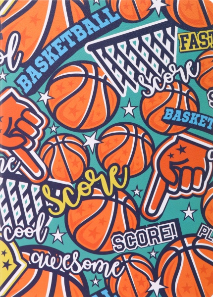 Блокнот Баскетбол 25х18 см Mikirei