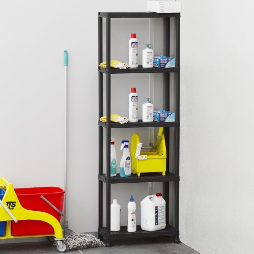 Стеллаж Toomax 5 полок Universal Vent 63-5 1800x300x600 мм черный (143-TOOMAX) 