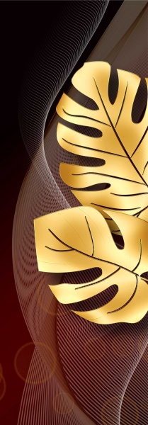 Постер Папороть золото Posterclub 