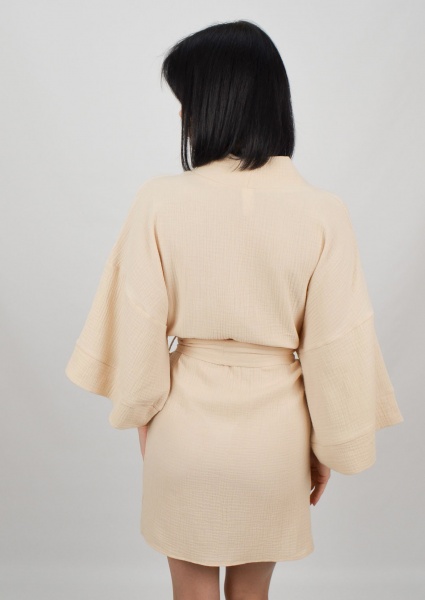 Халат женский Roksana Muslin 1523/11006 р. 50-52 бежевый