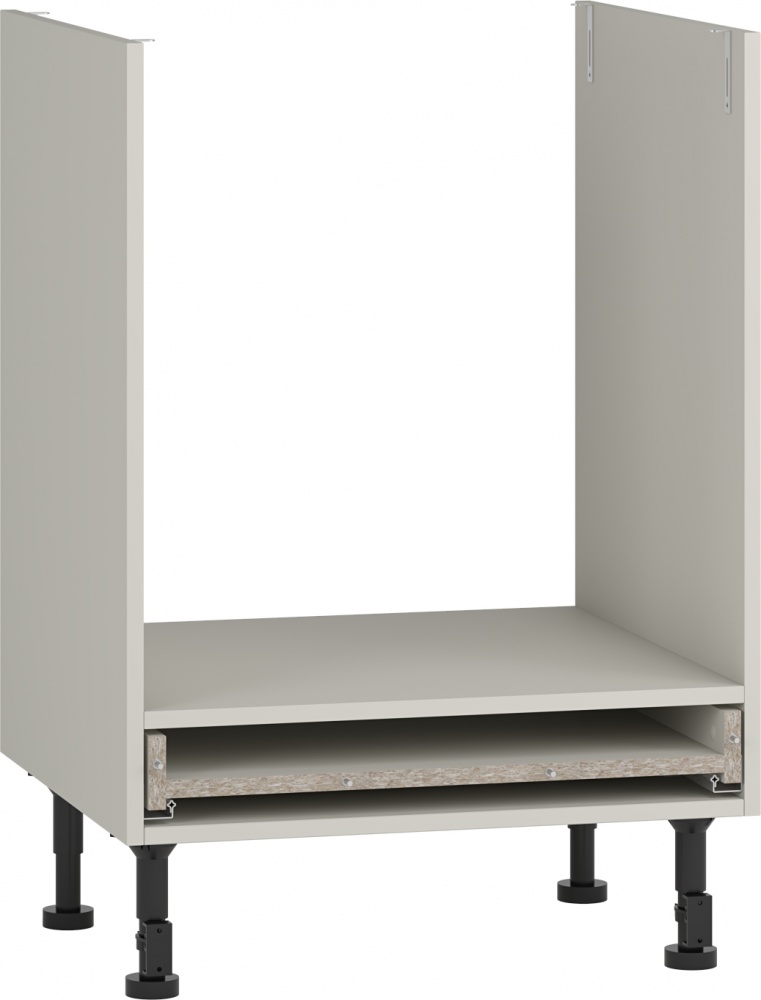 Тумба нижняя Грейд под духовку частичного открытия Q-25 Оптимум 600x870x522 мм фунго