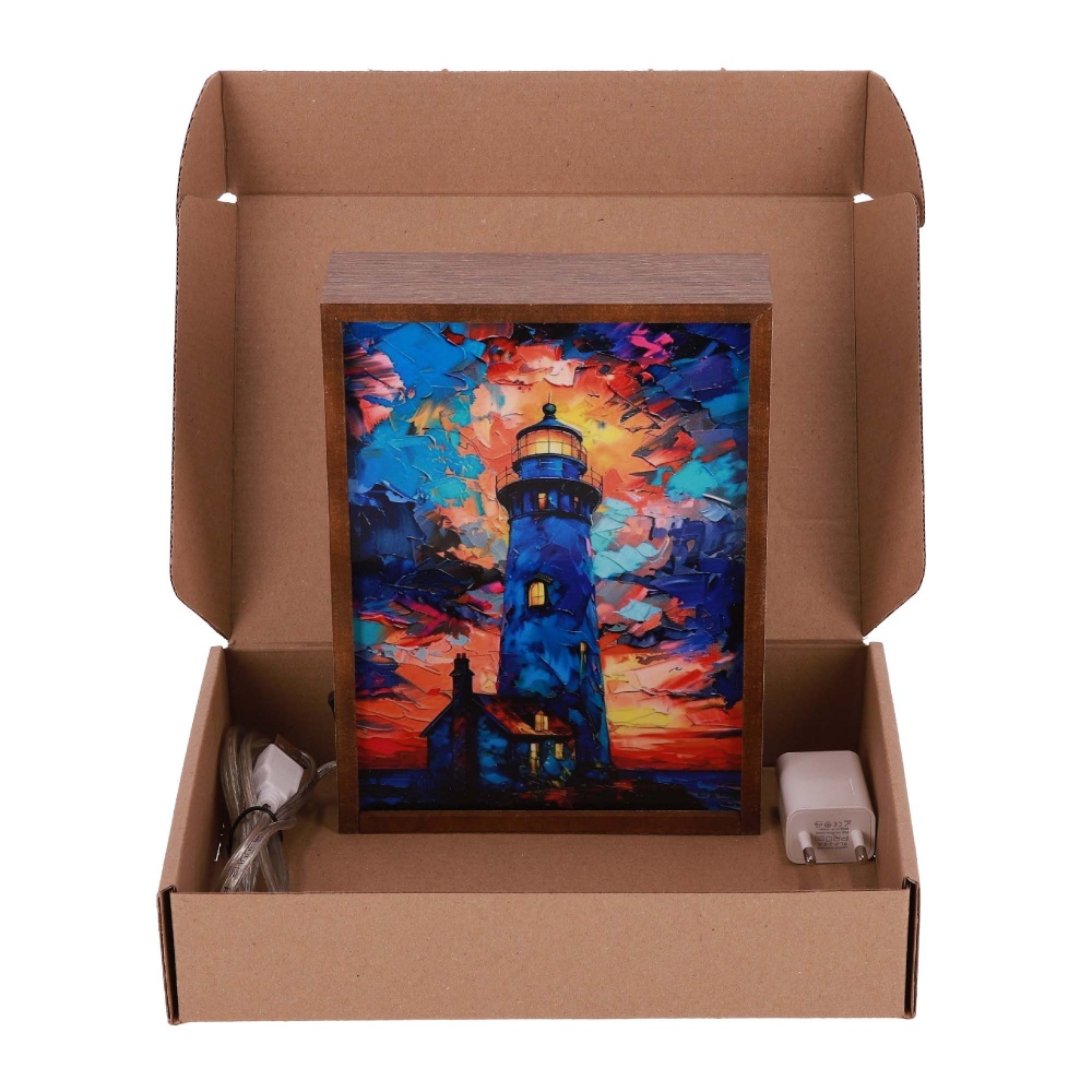 Настольная лампа декоративная The 11's На море 1x3 Вт без цоколя дуб