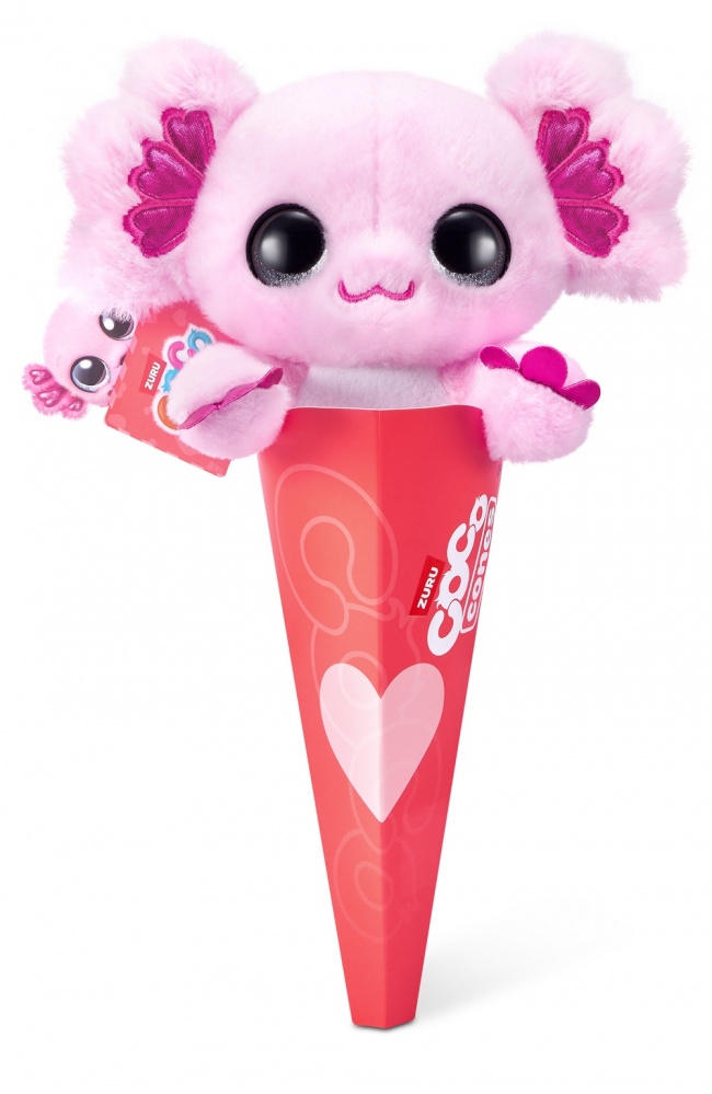 Мягкая игрушка ZURU COCO CONES Valentines в ассортименте, 28 см разноцветный 9639SQ1