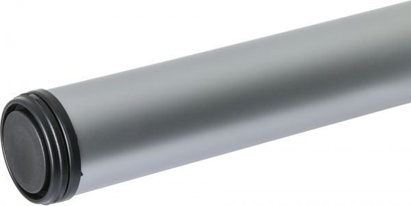 Мебельная ножка DC d60x710 мм матовий хром з кріпленням 