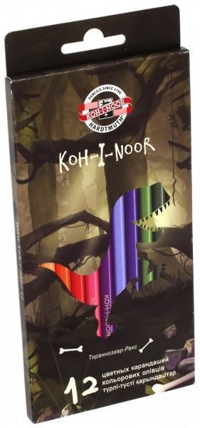 Олівці кольорові Dino 12 шт. 3592012007Ks Koh-i-Noor