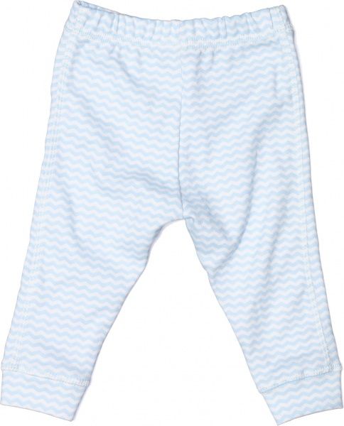 Штанці Bambinelli Зигзаг р.80 білий із блакитним 