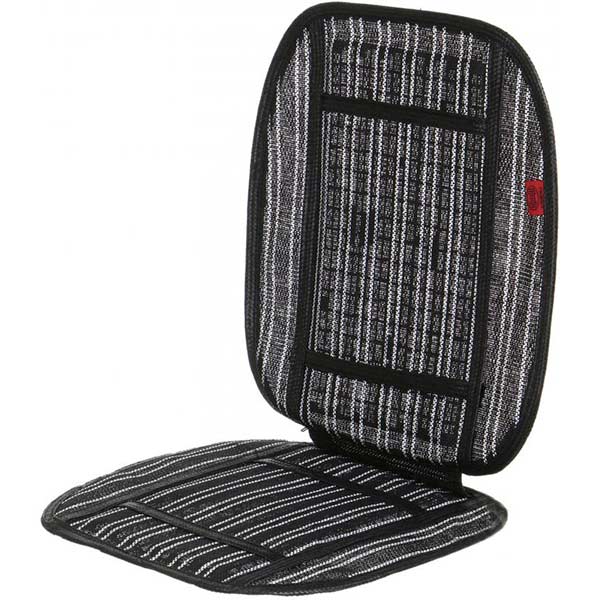 Накидка масажер на сидіння Heyner чорно-білий