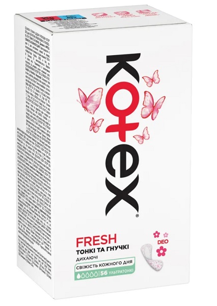 Прокладки ежедневные Kotex Deo ultra slim 56 шт.