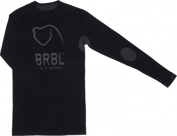 Футболка BOULDER long sleeve shirt 70091 р.OS чорний