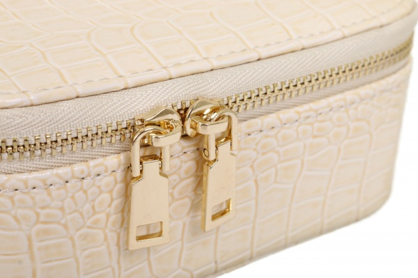 Шкатулка для украшений Royal weave 13х8х5,5 см бежевая