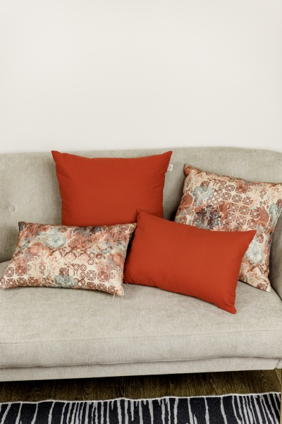 Подушка декоративна теракот 30x45 см різнокольоровий Прованс 