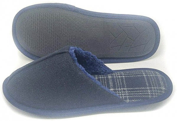 Капці домашні La Nuit Basic Дані р.44 синій 