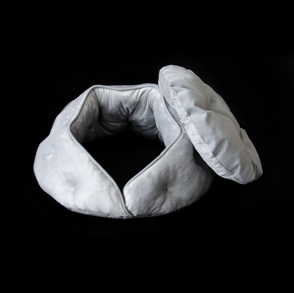 Лежак 10 центів для Джека Ханок серый 48х48х25 см