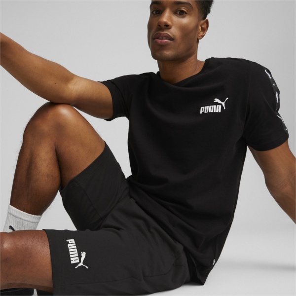 Шорты Puma ESS JERSEY SHORTS PUMA BLACK 58670601 р. XS черный