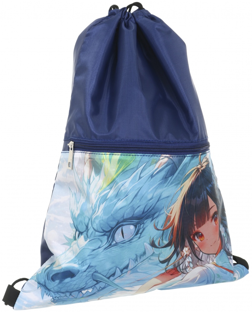 Сумка для обуви Nota Bene с замком Девочка с драконом Anime