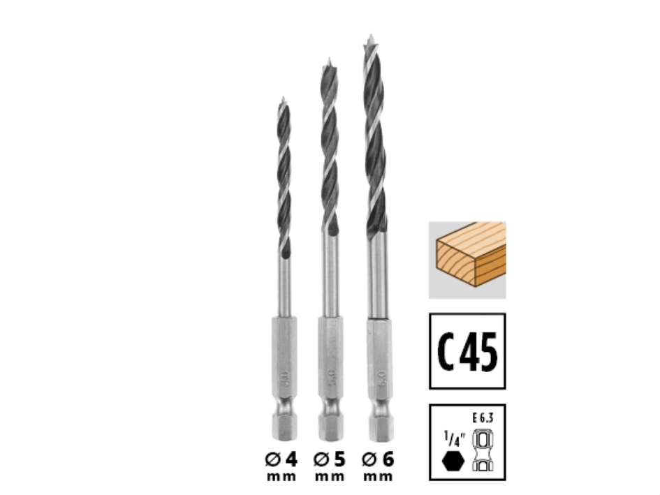 Набор бит и сверл Einhell и торцовые головки M-CASE 39 шт. 108759