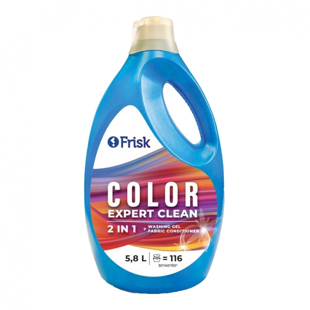 Гель для машинной и ручной стирки Frisk EXPERT CLEAN Color 5,8 л
