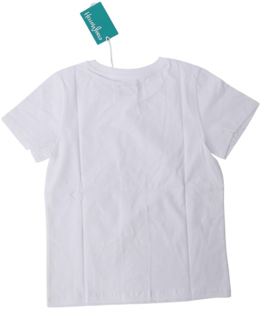Футболка унисекс HW р.140/146 белый NULL
