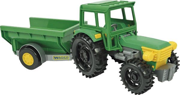 Трактор Wader Фермер з причепом 39348