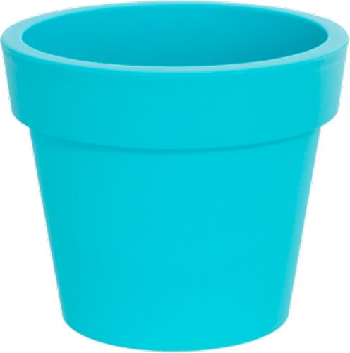 Вазон пластиковий Алеана ГАММА 20x17 см круглий 5л бірюзовий 