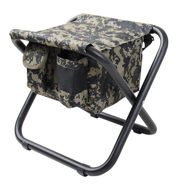 Стул раскладной Vitan Кенгуру серый меланж 42x34x42 см камуфляж 2110119