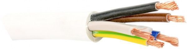 Кабель силовой многожильный Borsan ПВС 5х2,5 медь 