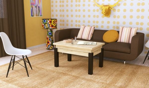 Стол-трансформер Art in Head Батерфляй дуб сонома/венге 