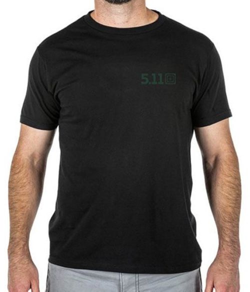 Футболка чоловіча 5.11 Tactical Little Bird Sunrise 019 41280ABZ-019 р. M чорний