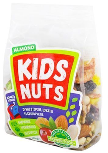 Горіхова суміш Almond та сухофруктів Kids Nuts 150 г