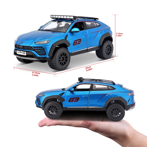 Автомодель Maisto 1:24 Lamborghini Urus 32533 met. blue