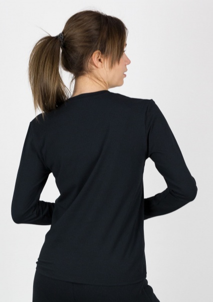 Футболка з довгим рукавом Roksana Alfa №1360/16400 р.S чорний