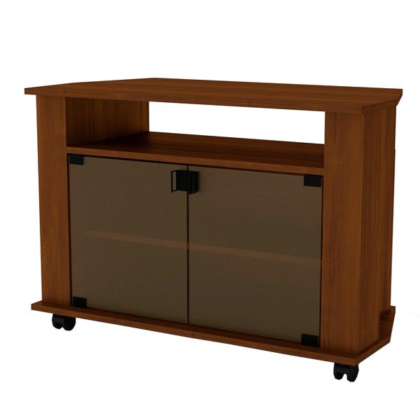 Тумба под телевизор угловая Компанит Титан 2 венге комби