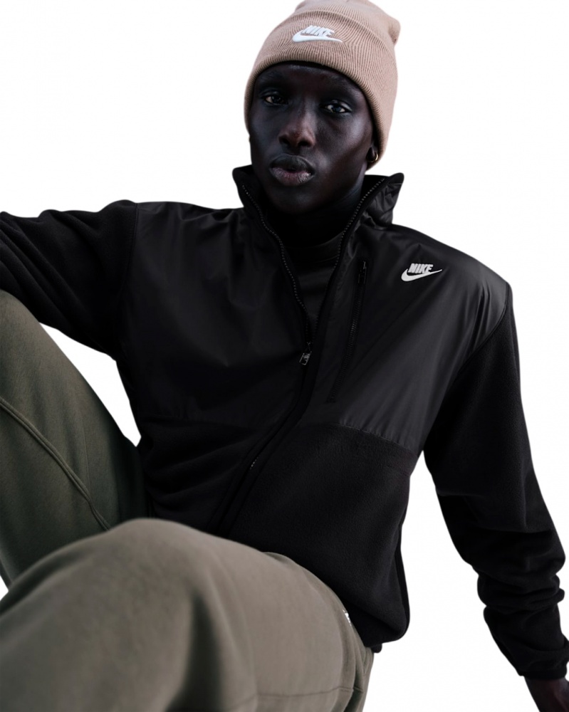 Куртка мужская Nike M NK CLUB WINTERIZD FZ JKT IM9452-010 р.M черная