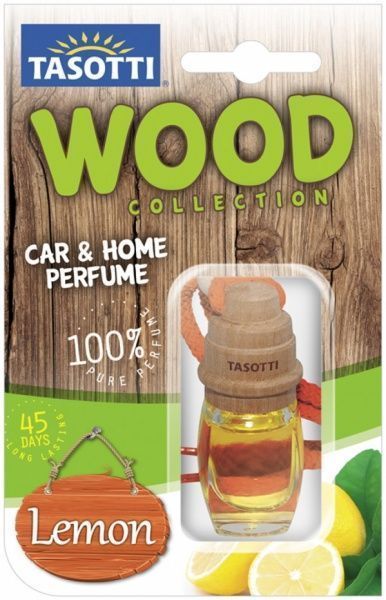 Ароматизатор підвісний  Tasotti Wood лимон