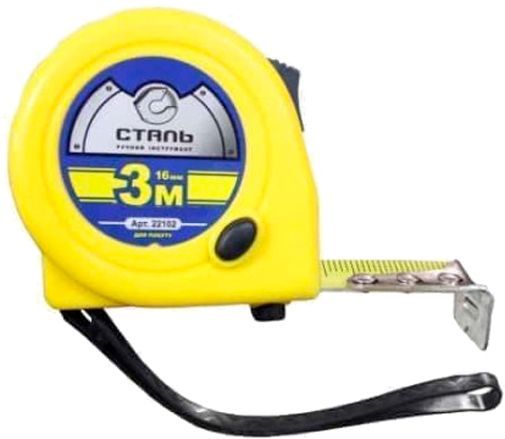 Рулетка Сталь 22102 3 м x 16 мм