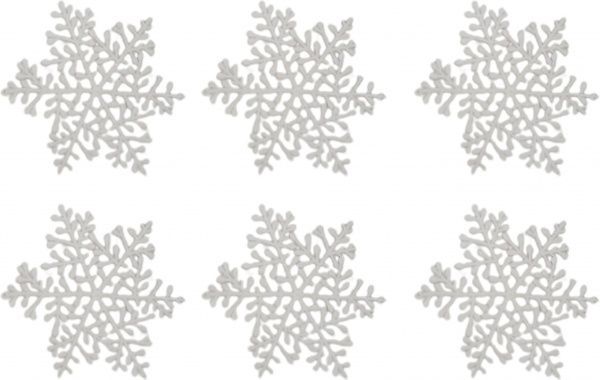 Декорация новогодняя Гирлянда из снежинок 120 см EPI-RS1R330 