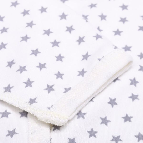 Комбинезон детский Bambinelli серая звездочка р.74 белый с рисунком 