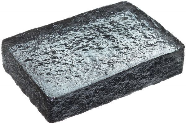 Мыльница Luna doris черная 10х7 см