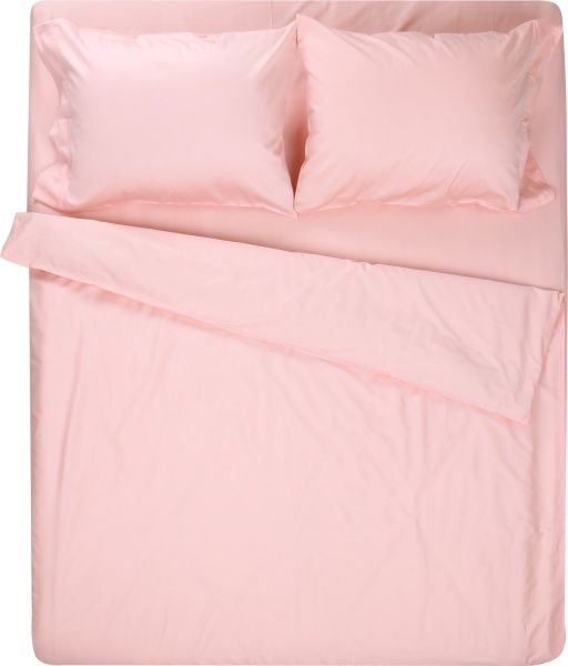 Комплект постільної білизни Mono pink D двоспальний рожевий La Nuit 