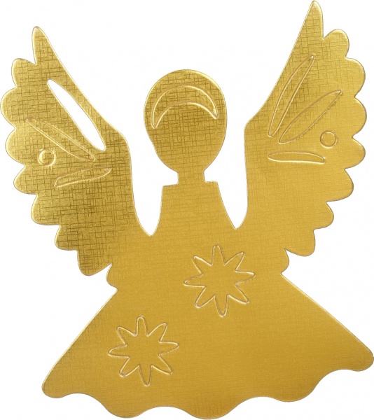 Гирлянда 9 ангелов из картона в ассортименте 3 м 