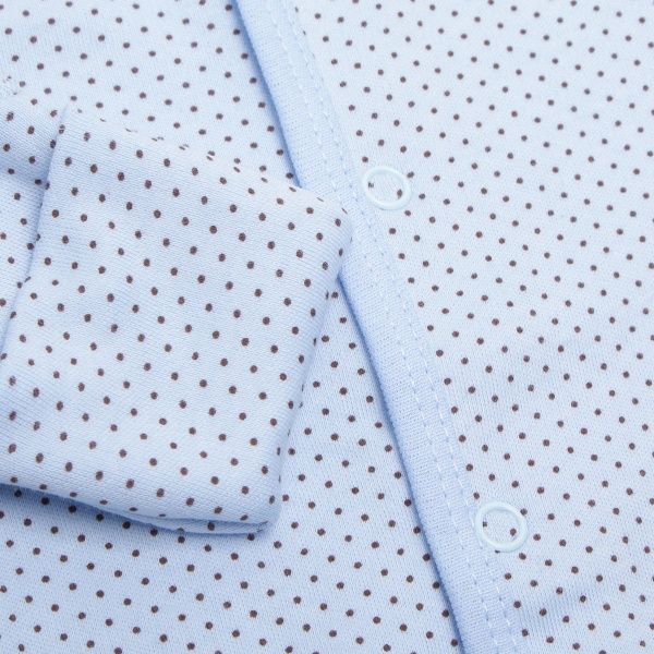 Боди Фламинго ясельный р.56 голубой 365-217 