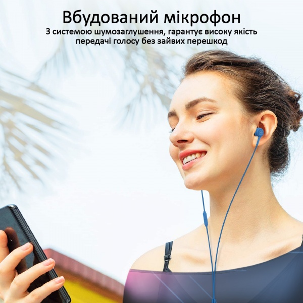 Навушники Promate Duet blue (duet.blue) 