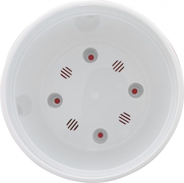 Горщик пластиковий Santino Асти круглий 2,5л червоний 