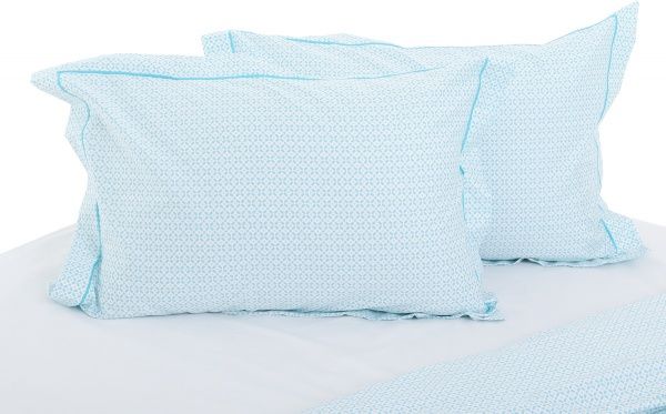 Комплект постельного белья Diamond Blue 2 с узором Lameirinho 