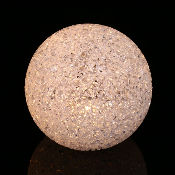 Декорация новогодняя Шар с подсветкой ANR000100 светодиодная (LED) 