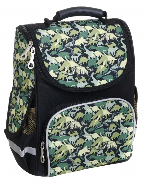Ранець шкільний Nota Bene короб ортопедичний Dino динозавр хакі