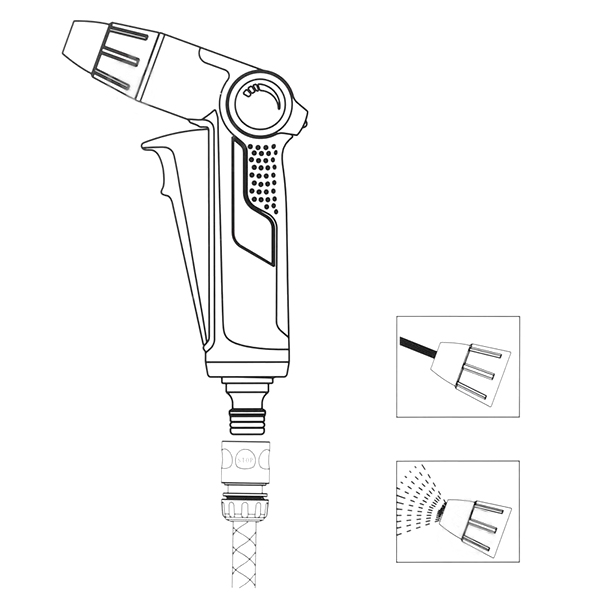 Пістолет для поливу Klever DY2083A 