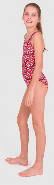 Купальник Speedo ALV_MEDALIST_1PC_JF 8-12520F352 р.5-6 красно-белый