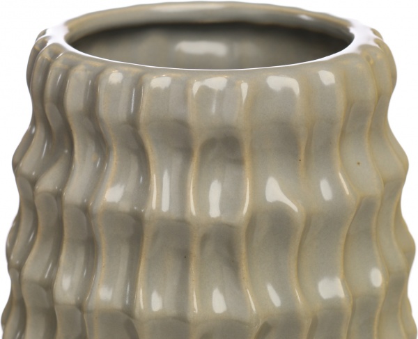 Ваза керамическая светло-серый Guoxin d13хh26