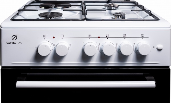 Плита комбинированная Greta KKE 62 LG 13 W